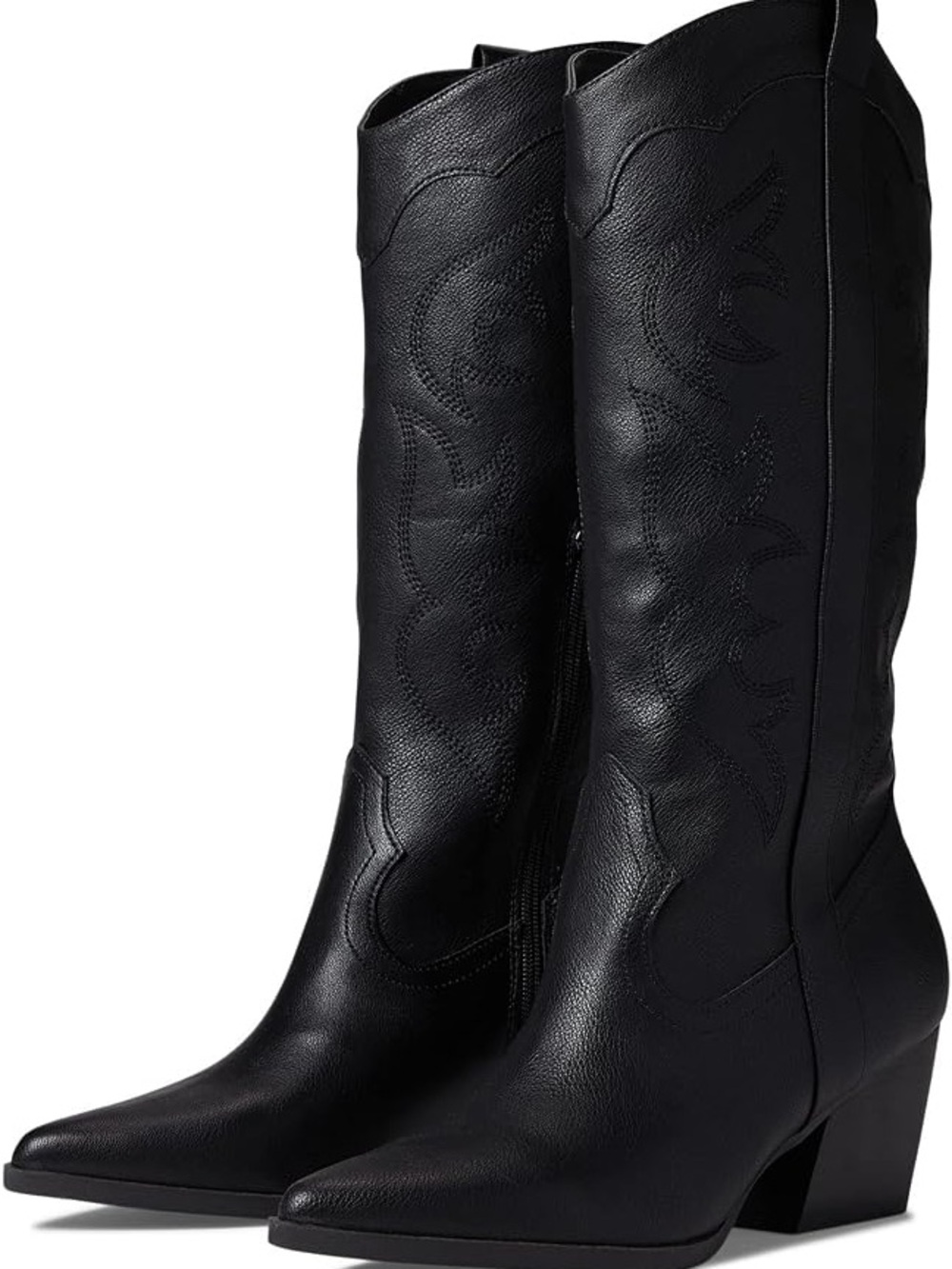 DV Dolce Vita, Women's Black Western Knee-High Boots, 7.5
